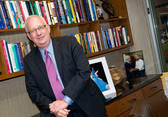 President of Kent State University Lester Lefton. Photos Bob Perkoski