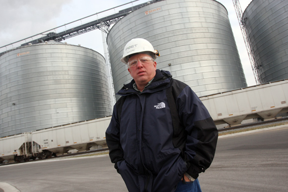 General Manager at Leipsic's Poet BioRefinery, Mark Borer. Photos Ben French