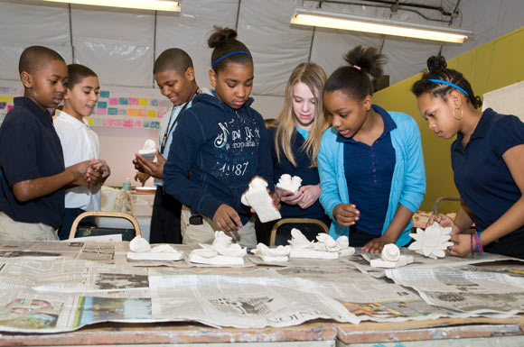 URBAN BRIGHT CLAY RESIDENCY PROGRAM AT ART HOUSE - PHOTOS BOB PERKOSKI