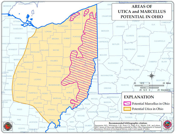 Marsellus Shale. Charts and photos submitted.