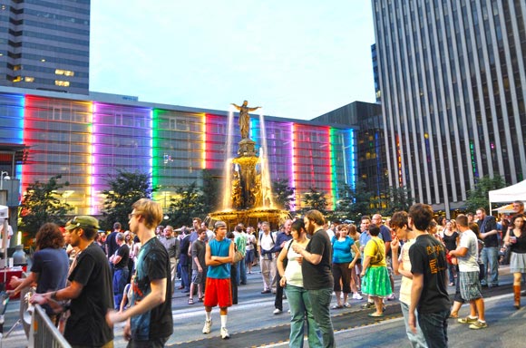 Fountain Square. Photos Scott Beseler